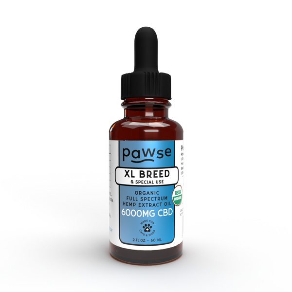 XL Breed & Special Use CBD Oil - 6000 MG - Pawse